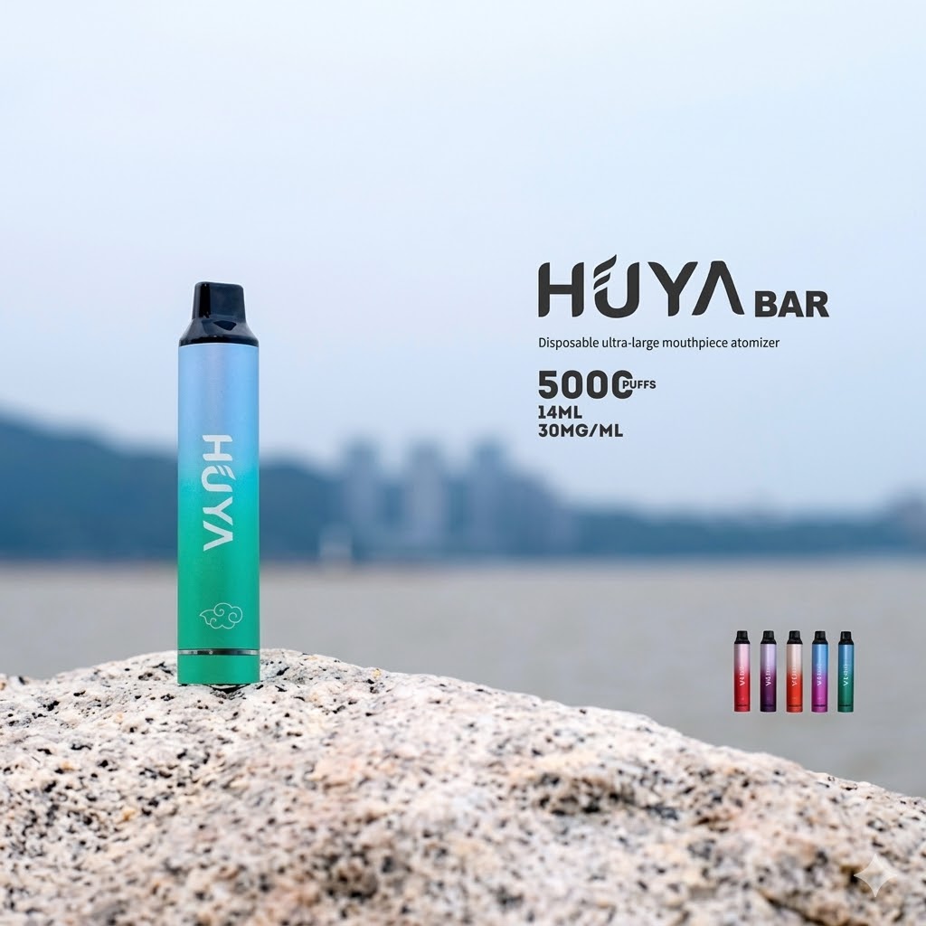 電子菸商品主視覺:主機與煙彈系列展示