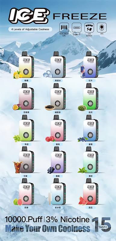 ICE 10000口 市面上最強拋棄式，濃度、涼度 皆可自由調整 圖片 3